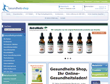 Tablet Screenshot of gezondheidswebwinkel.com